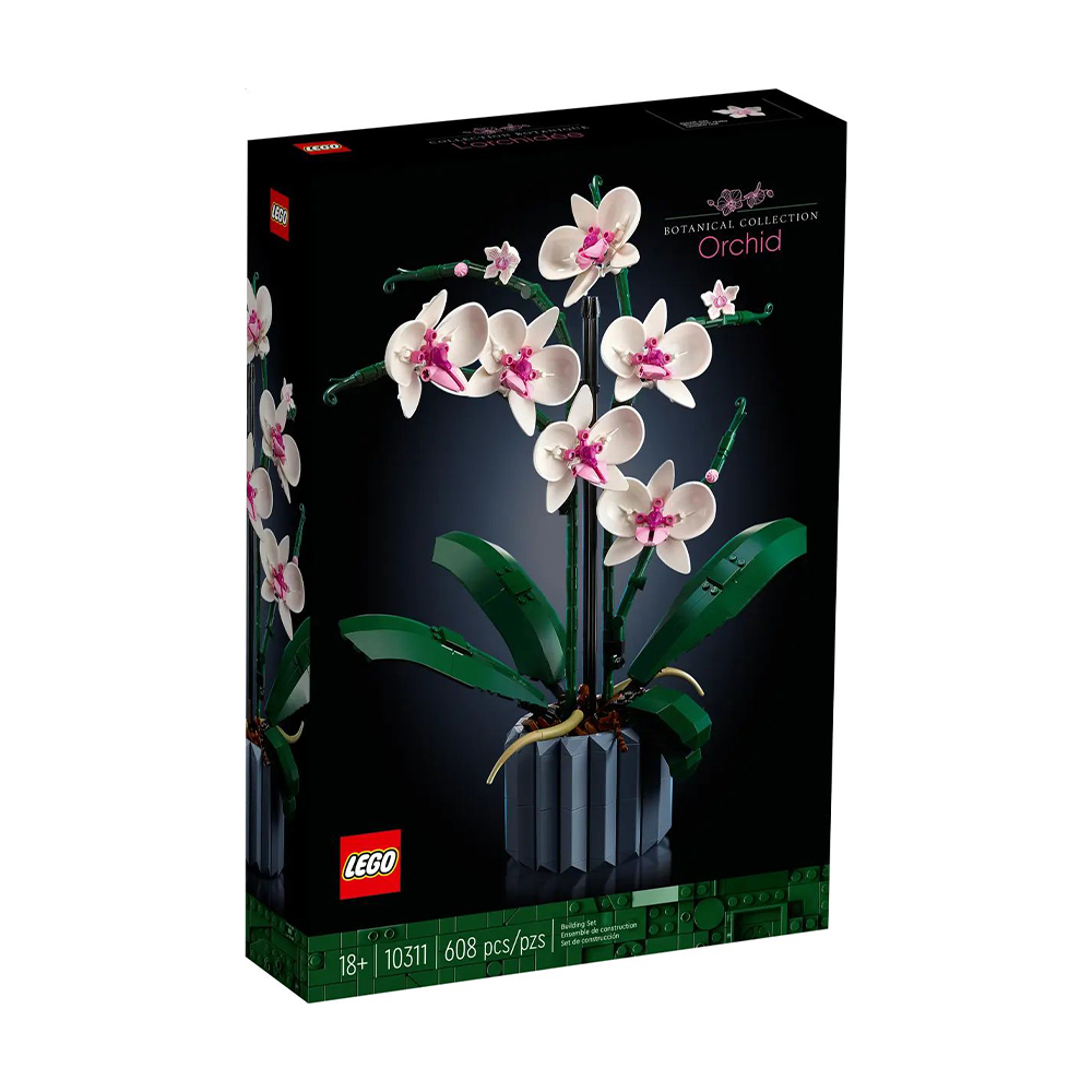 Конструктор LEGO Icons Орхідея, 608 деталей, від 18 років (10311)
