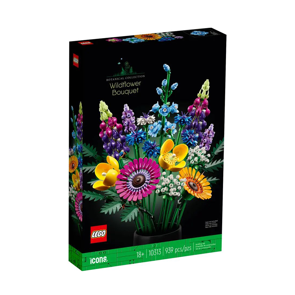 Уцінка! Конструктор LEGO Icons Букет польових квітів, 939 деталей, від 18 років (10313)